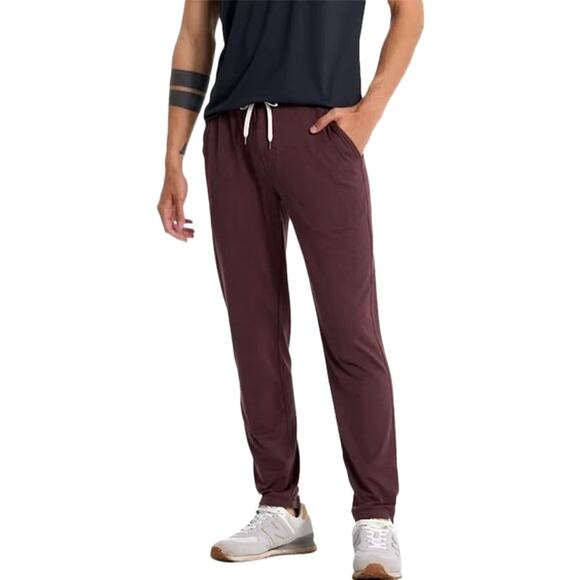 Vuori Men's Ponto Performance Jogger Pants V418 Chestnut Heather Large Lounge - Picture 1 of 15
